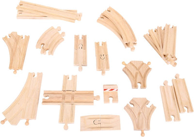 Juego de expansión BigJigs Wooden Rails, 25dlg.