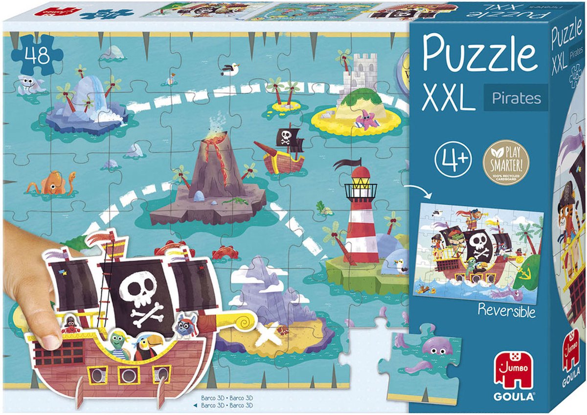 Goula Jigsaw Puzzle XXL Pirates, 48st.