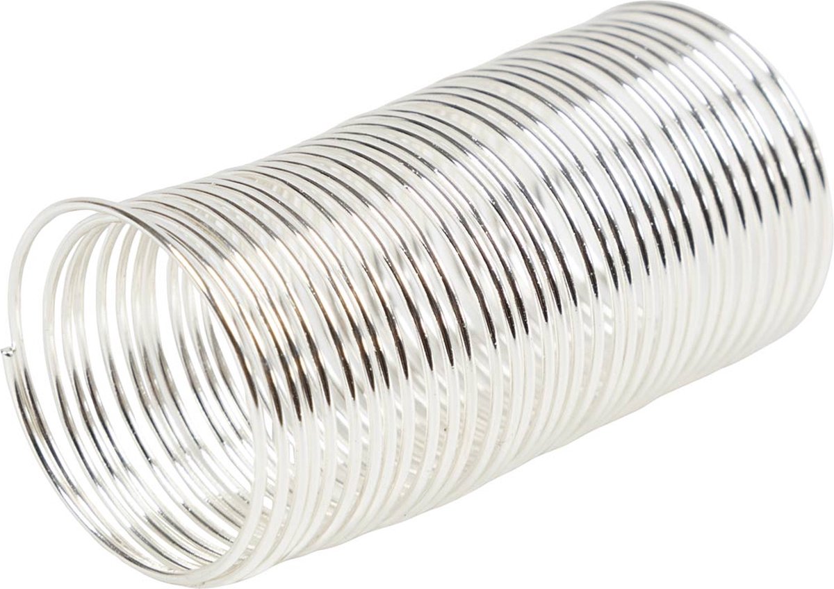 Filo per gioielli Creative Company, spessore 1 mm, placcato argento, 2,50 m 1 scatola