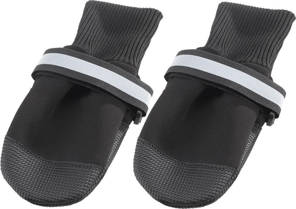 Ferplast hondenschoenen 7 x 8 cm neopreen zwart maat m