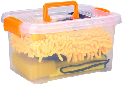 Dunlop Car Washet Brens Brush AutoshaStel Autosponge nella scatola di stoccaggio
