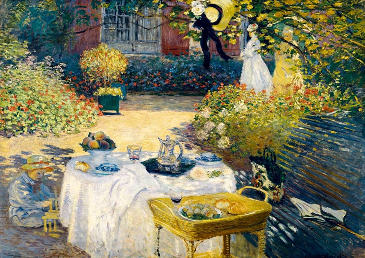 Puzzle Bluebird Monet puzzle il pranzo 1000 pezzi d'arte.