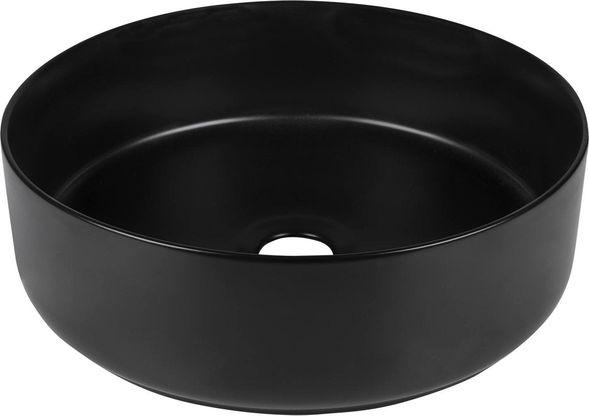 Differnz lavabo mira 36x12 cm nero