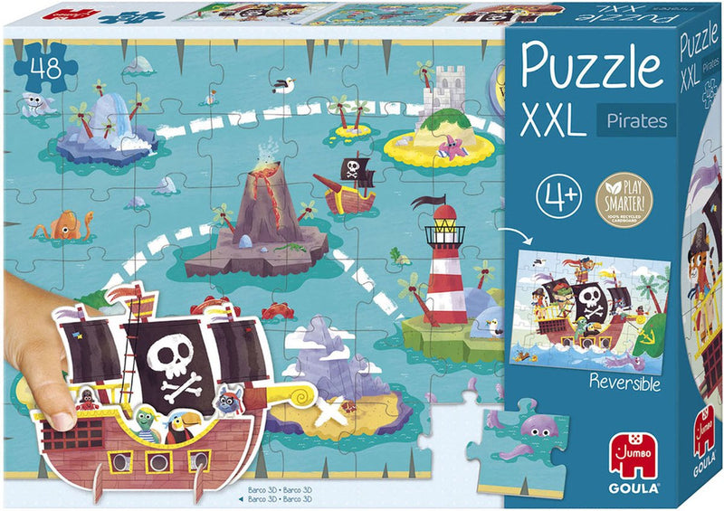 Goula Jigsaw Puzzle XXL Pirates, 48º.