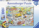 Puzzle Ravensburger Veicoli in città - Puzzle - 100 pezzi