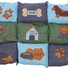 Trixie Dog Cushion Patchwork azul verde