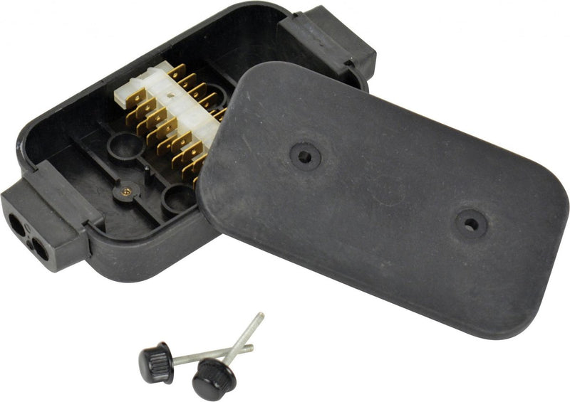 Scatola di connessione Carpoint Proplus a 8 pin - impermeabile - 12 V - compatta - per illuminazione rimorchio - plastica resistente