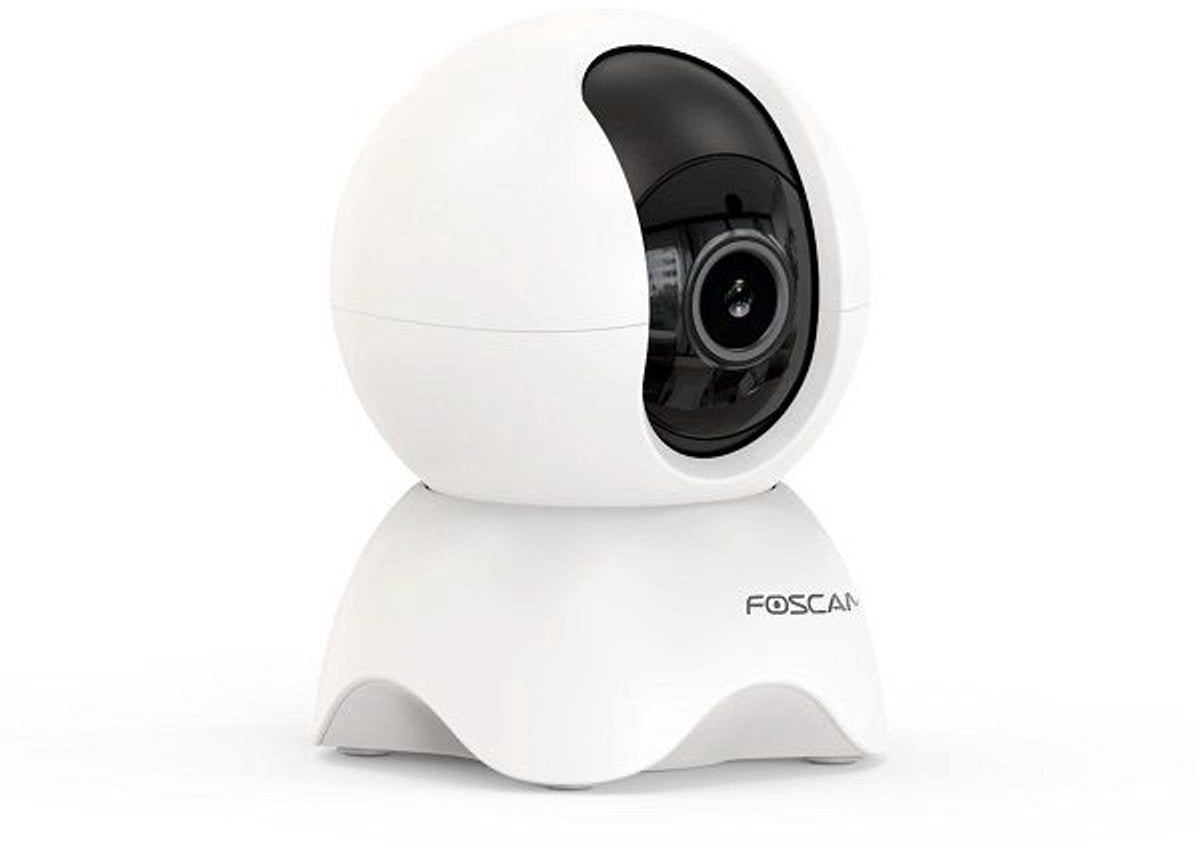 Foscam x5 - beveiligingscamera's - 5 mp - pan tilt - binnencamera - babyfoon - persoonsdetectie - wit