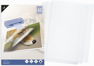 Kangaro laminating pouch - a3 - 125 micron - glossy - 100 pieces - k-16012