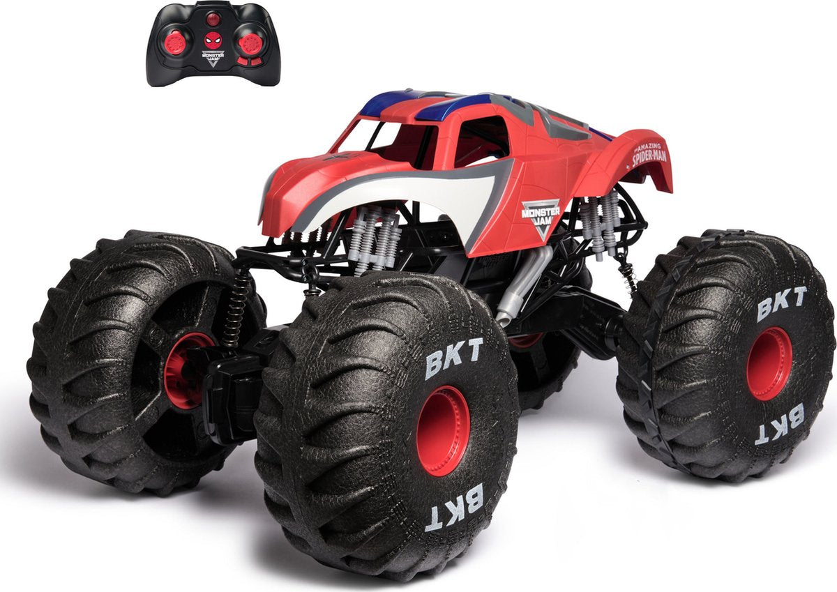 Monster Jam RC Marvel - mega camión monstruo de Spider-Man - apto para cualquier terreno - más de 61 cm de largo - escala 1:6