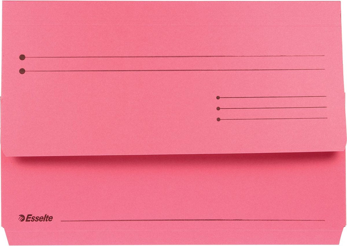 Cartelle con inserti Manila Esselte - formato A4 - 25 pezzi - rosse