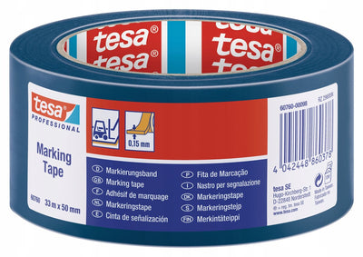Cinta de marcado cuantore tesa profesional azul