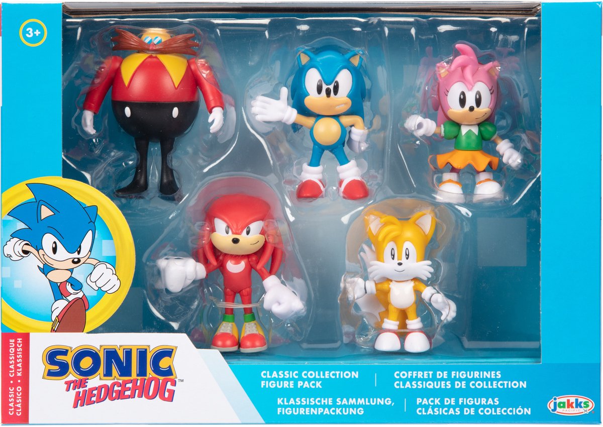 Jakks sonic - set de figuras activas Sonic 6 cm