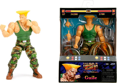 Jada Toys Ultra Street Fighter II: The Final Challengers Action Figure 1 12 Guile 15 cm Action Figure