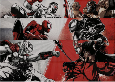 Educa puzzle marvel vs - 1000 piezas - rompecabezas de superheroes.