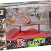 Skateboard di dita con acrobazia