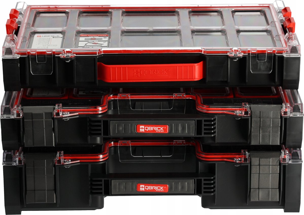 Qbrick system - gereedschap box - 3 laden