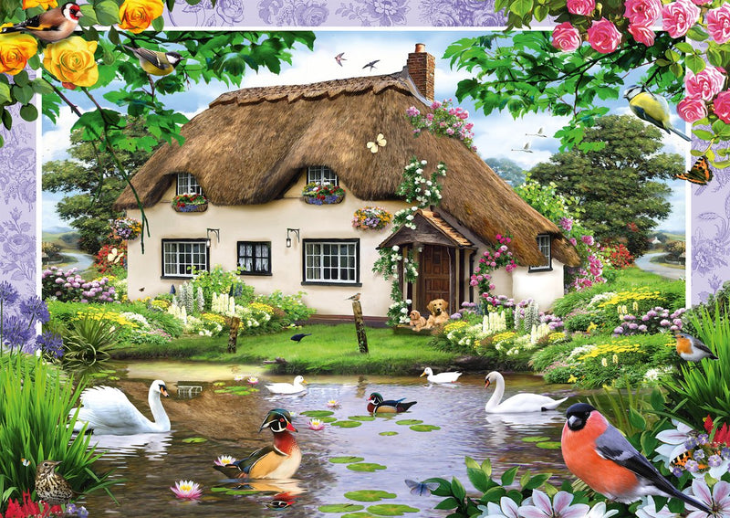 Schmidt - Puzzle - Romantica casa di campagna - 500 pezzi - Bambini - da 10 anni