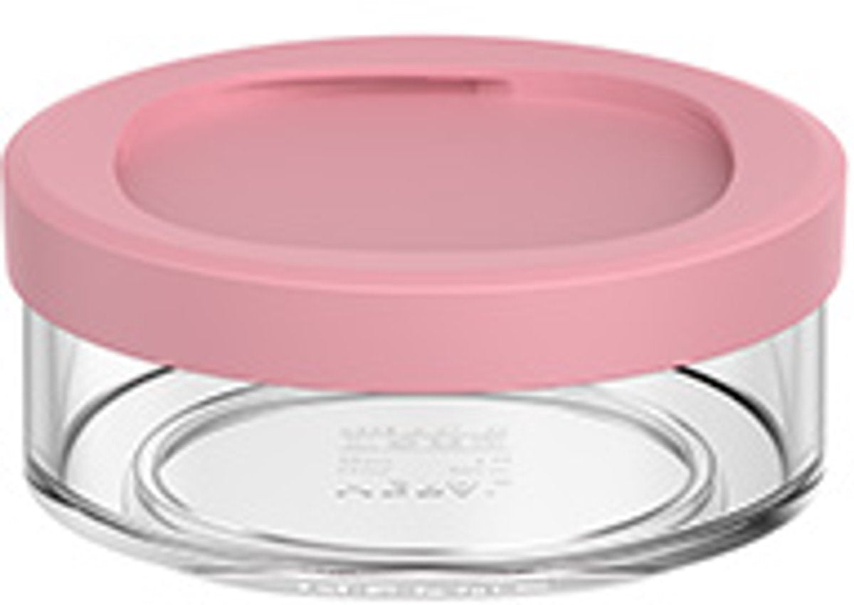 Mepal portapranzo ellisse - 200 ml - scomparti extra per portapranzo 500 ml - tazza di yogurt e tazza di muesli da asporto - lavabile in lavastoviglie - malva vivido