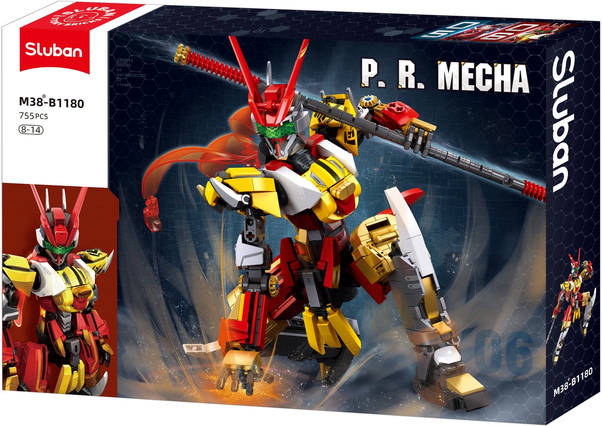 Sluban p.r. mecha cybergoku (m38-b1180)