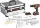 Black+decker kit: 18v accu schroef-klopboormachine flightcase met extra acc - bdc718as2f-qw