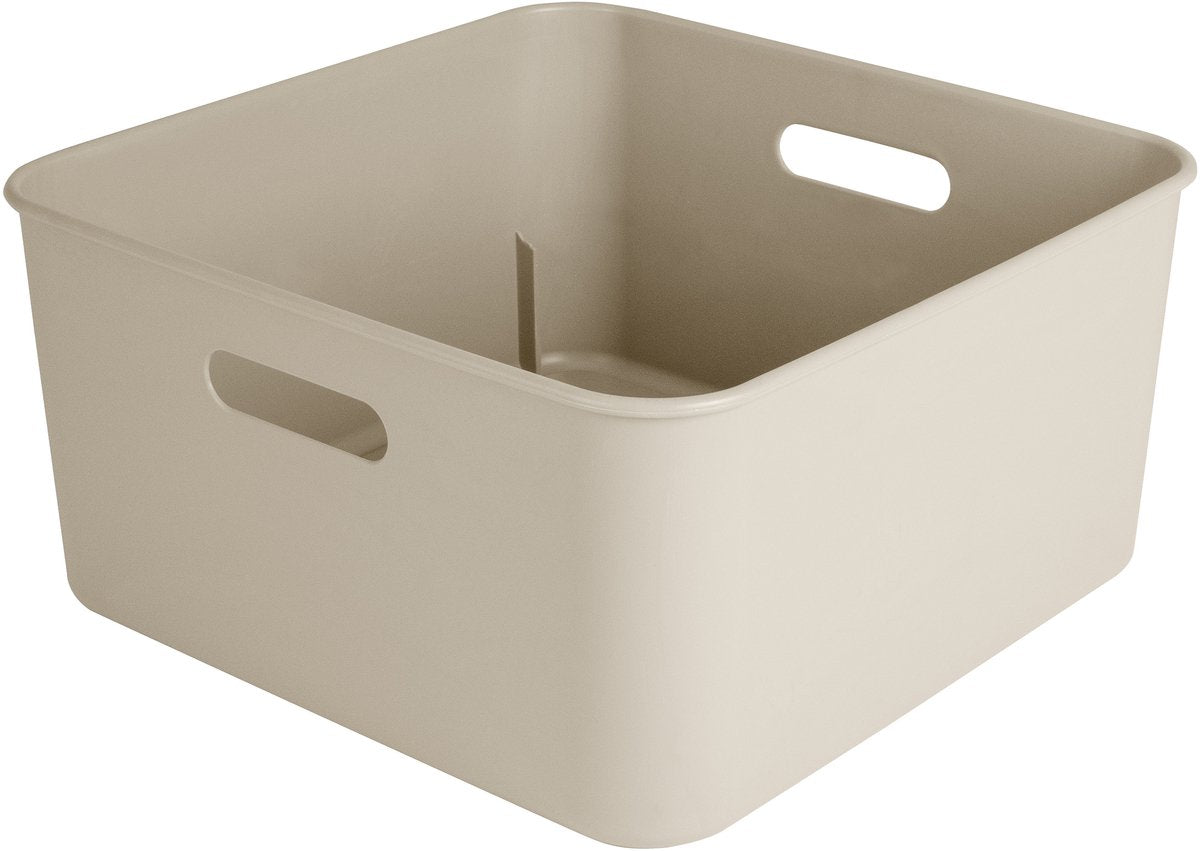 Sunware sigma home cubo caja 12,5l - 31,3x31,3x15,7 cm - beige