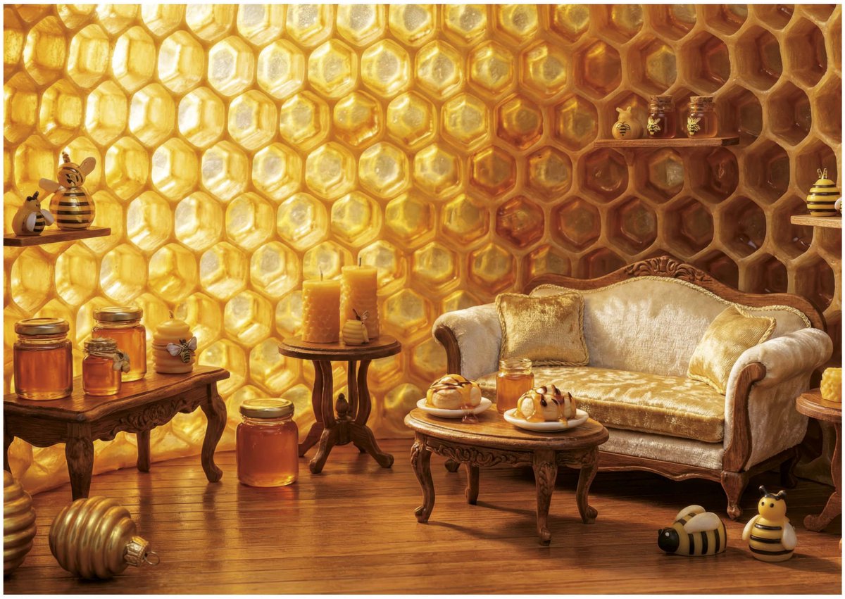 Educa Jigsaw Puzzle Pezzi XXL Honey Sweet Home Gioco di puzzle da 500 pezzi.