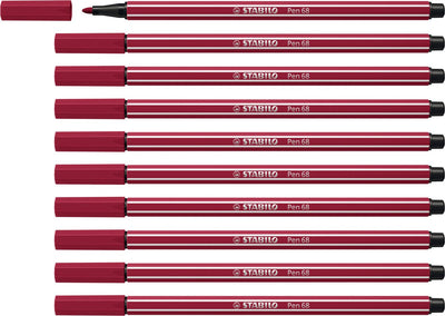 Stabilo pen 68 - premium viltstift - heide paars - doos 10 stuks
