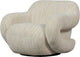 Sillón folke Woood - chenilla natural - melange - 70x88x88