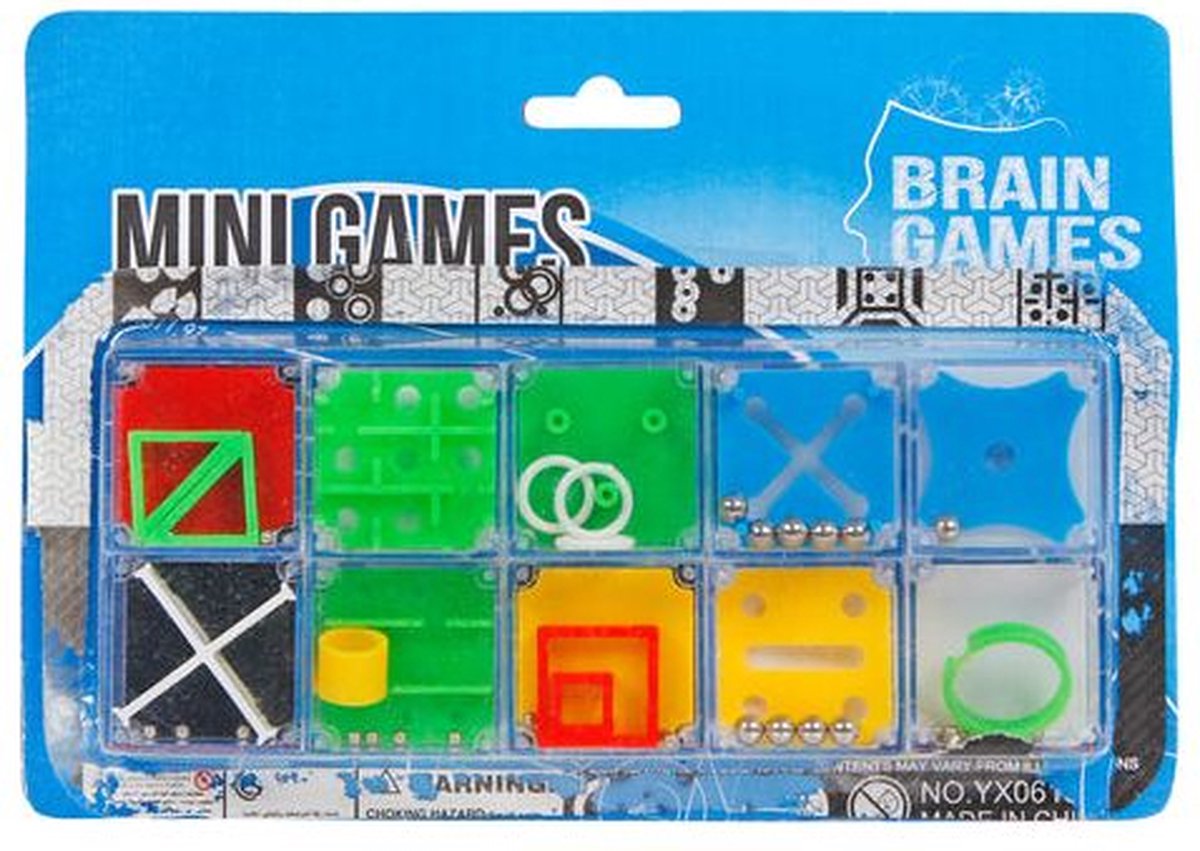 Juegos de la paciencia del cerebro Kubus, 10st.