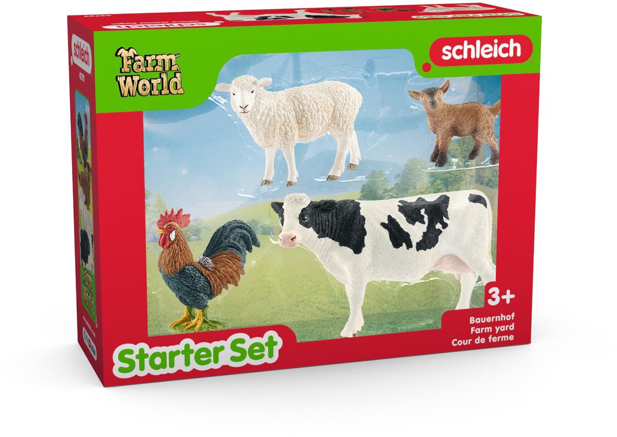 Set di avviamento della fattoria di Schleich Farm World 42729