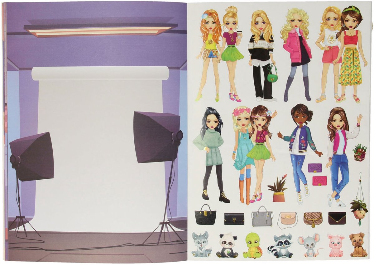 Gruppo di artigianato creativo Dress Me Up Sticker Book