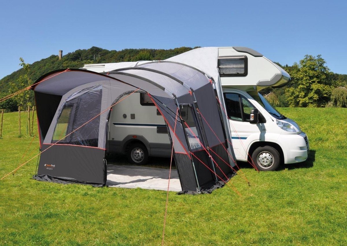 Eurotrail atlantis pro - campertent - vrijstaand - grijs zwart