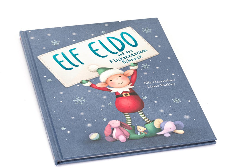 Jellycat libro per bambini elfo eldo e l'avventura flickenhazen schnuck.