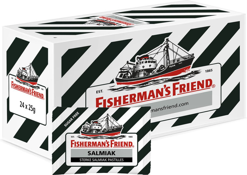 Salmiak negro sin azúcar amigo del pescador (24x 25gr)