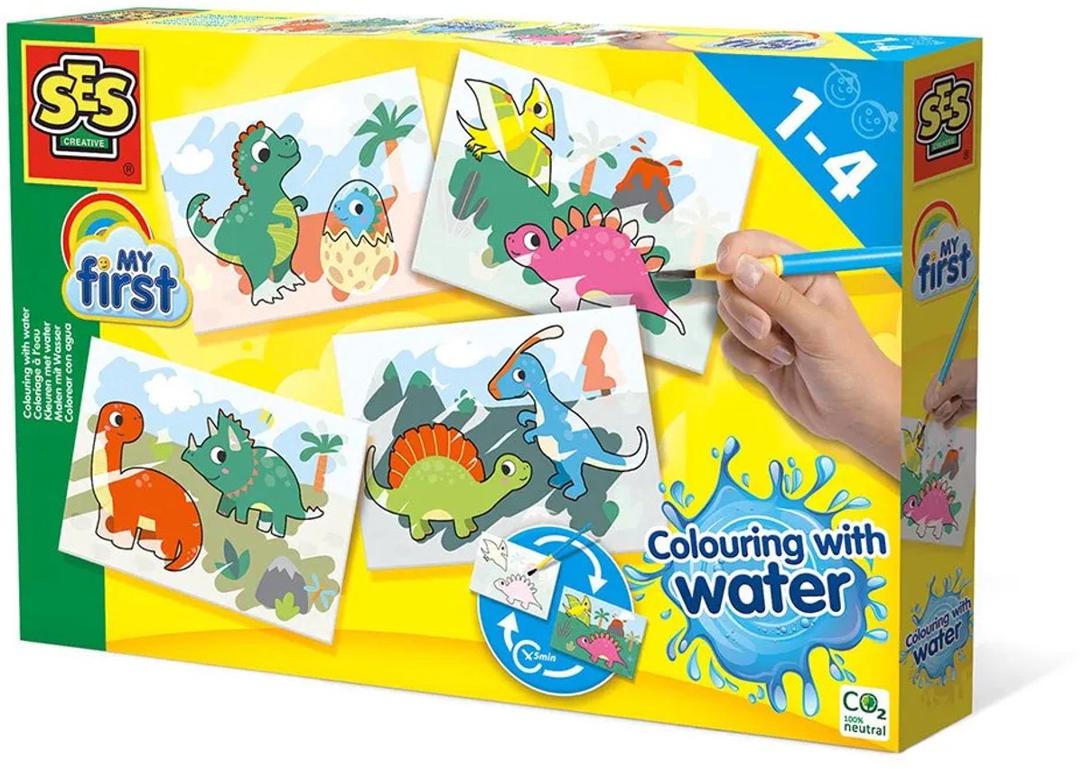 Ses i miei primi colori con acqua - Dinos