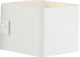 Brilliant iseo - oplaadbare wandlamp op accu draadloos - met bewegingssensor - ip44 - led 4w - 300 lumen - 3000k - met batterijen indicator - wit