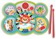 Baby clementoni clementoni baby drum set musicali - tambor infantil con baquetas y música para niños - tambor de juguete instrumento musical para niños, niños y niños pequeños