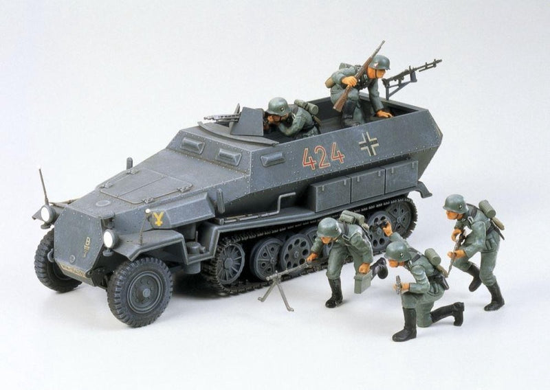 Maqueta de coche Tamiya - 35020 wwii sdkfz.251 1 mitad. hanomag plastic - 1:35 - fabricación de modelos