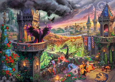 Schmidt puzzle disney malefica 1000 pezzi di cartone.