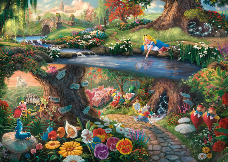 Schmidt puzzle legpuzzel disney - alice in wonderland 1000 stukjes