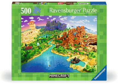 Puzzle Ravensburger Minecraft - 500 pezzi.