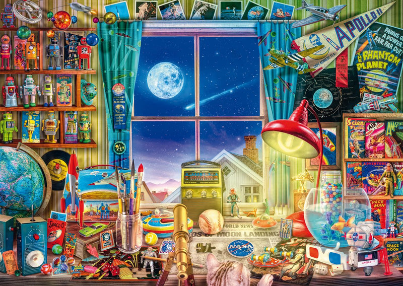 Schmidt - puzzle - sulla luna - 1000 pezzi - adulti - dai 12 anni