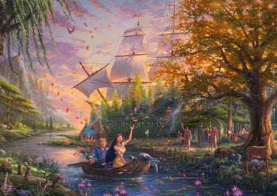 Puzzle Schmidt disney pocahontas 1000 pezzi di cartone.