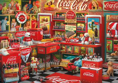 Schmidt puzzle coca cola nostalgia 1000 pezzi classico.
