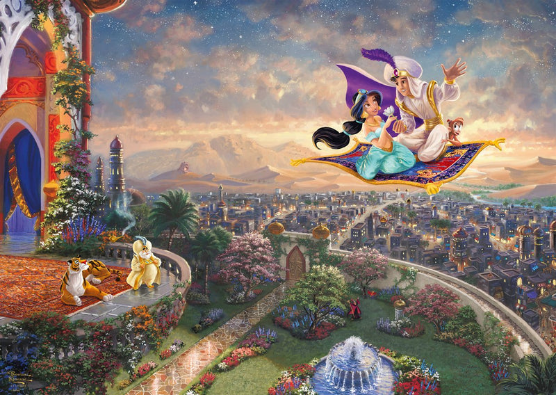 Schmidt puzzle disney aladdin 1000 pezzi di cartone.