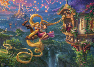 Schmidt Disney Puzzle Rapunzel Tangled - Puzzle con cartoni animati 1000 pezzi - da 12 anni