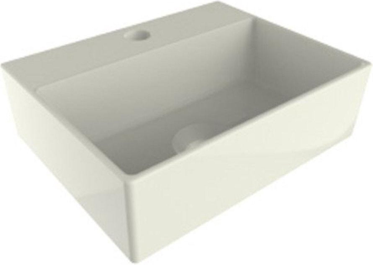 Plieger kansas mini fontein 1 kraangat 29x23cm wit