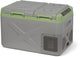 Frigo portatile a compressore elettrico Steamy-e - doppio scomparto - raffreddamento e congelamento simultanei - 24 litri - 12v e 230v - per auto e campeggio - grigio