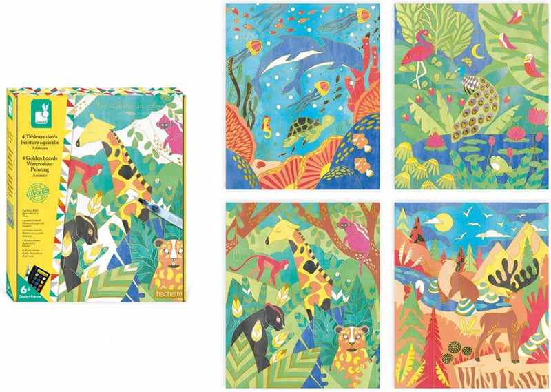 Janod - les ateliers du calme - set de manualidades para pintar animales